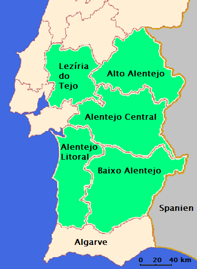 Alentejo Regionen